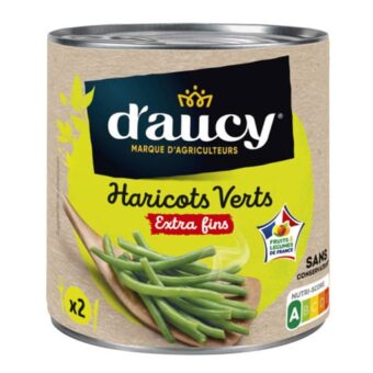 D’Aucy – Haricots Verts Extra Fins 400G