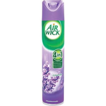 Air Wick – Aérosol 4 En 1 Lavande 300 Ml