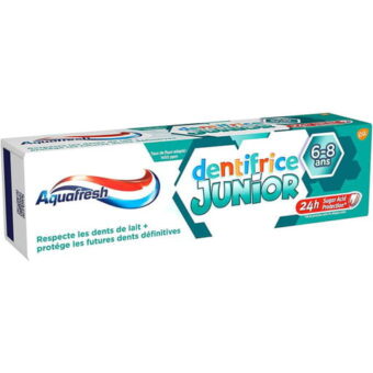 Aquafresh – Dentifrice Junior 6-8 Ans 75Ml