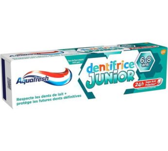 Aquafresh – Dentifrice Junior 6-8 Ans 75Ml