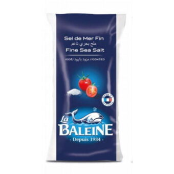 La Baleine – Sel De Mer Fin 1Kg Sachet Souple