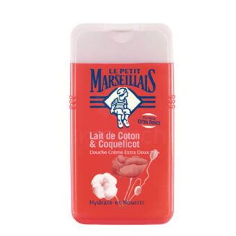 Le Petit Marseillais – Gel Douche Lait De Coton & Coquelicot 250Ml