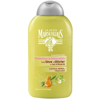 Le Petit Marseillais – Flacon 250Ml Shampoing Cheveux Fragiles Olive