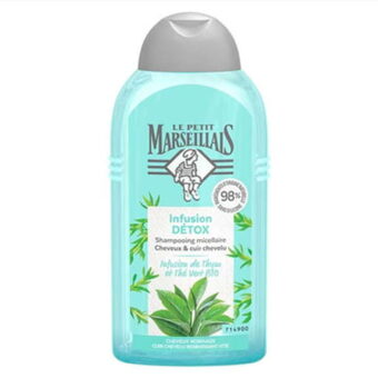 Le Petit Marseillais – Shampoing Micellaire Infusion Menthe Thé Vert 250Ml