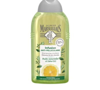 Le Petit Marseillais – Shampoing Infusion Anti-Huiles Essentielles Et Cédrat Bio 250Ml