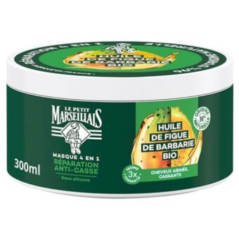 Le Petit Marseillais – Masque Cheveux Infusion Réparation Figue Barbarie 300Ml