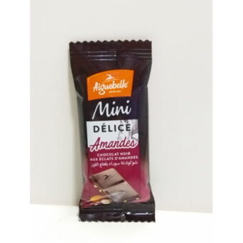 Aiguebelle – Mini Délice Amandes Chocolat Noir 9G