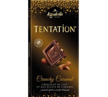 Aiguebelle – Chocolat Noir Crunchy Caramel Tentation-100G-Aiguebelle