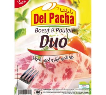 Del Pacha – Jambon Duo Bœuf Et Poulet Delpacha Sv 80G