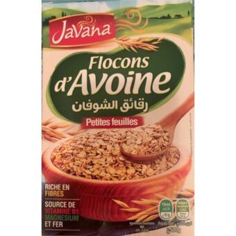 Javana – Flocons D’Avoine G Feuilles 500G