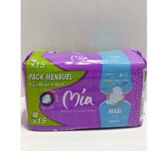 Mia – Serviettes Hygiéniques Normal 15U