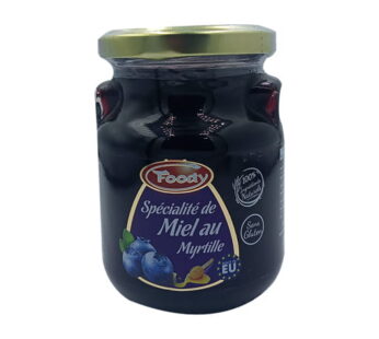 Foody – Spécialité De Miel Au Myrtille 350G