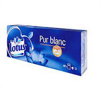 Lotus – Mouchiors Pur Blanc 4 Plis