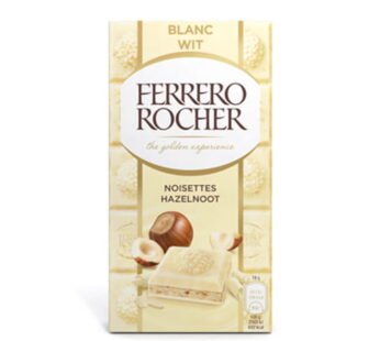 Ferrero Rocher – Tablette Chocolat Blanc Noisette 90G