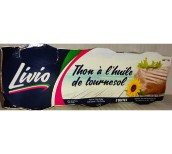 Livio – Thon A L’Huile De Tournesol 3X80G