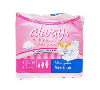 Always – Maxi Thick Rose 9 Pads