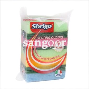 Sbrigo – Éponge Abrasive De Couleur 5 Éponges