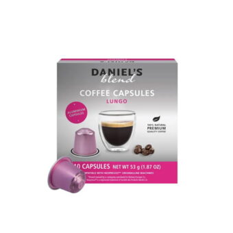 Daniel’S Blend – Café Capsules Daniel’S Lungo Intensité 9