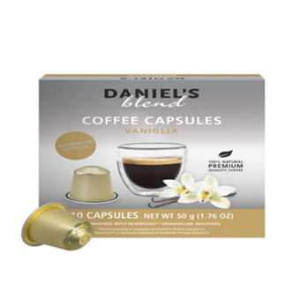 Daniel’S Blend – Café Capsules Daniel’S Vaniglia Intensité 8