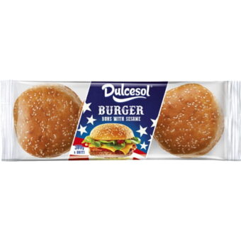 Dulcesol – Burger Buns With Sesame 6 Pièces 300G