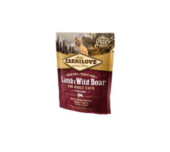 Carnilove – Lamb & Wild Boar For Adulte Cats Sterilised 400 G