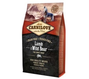 Carnilove – Lamb & Wild Boar For Adulte 4Kg