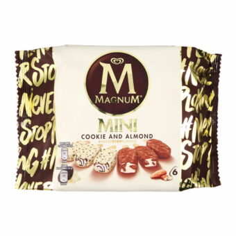 Magnum – Mini Ice Cream Cookies & Almond 345Ml