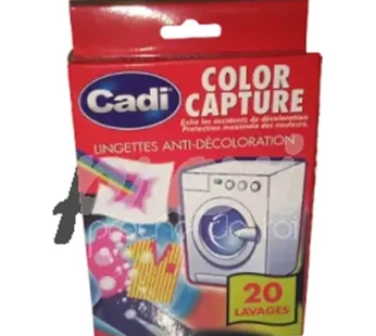 Cadi – Lingettes Anti Décoloration 20Lavage