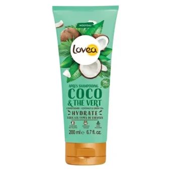 Lovea – Après-Shampoing Coco & Thé Vert Tous Types De Cheveux 200Ml