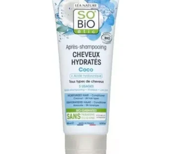 So Bio – Apres Shp Cheveux Hydrates Coco & Acide Hyaluronique 200Ml