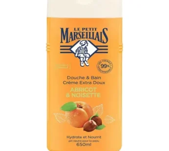 Le Petit Marseillais – Gel Douche Abricot Noisette – 650 Ml