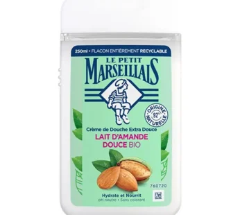 Le Petit Marseillais – Gel Douche Lait D’Amande Douce Bio 250Ml