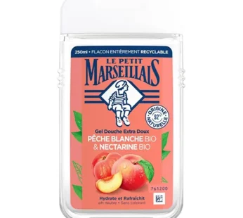 Le Petit Marseillais – Gel Douche Peche Blanche Et Nectarine 250Ml