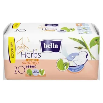 Bella – Absorbante Igienice Herbs Plantago 20 Unités