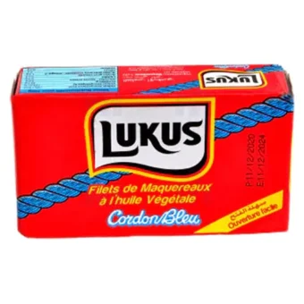 Lukus – Filets De Maquereaux À L Huile Végétale 125G