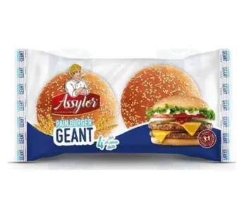 Assylor – Pain Burger Geant X4 320G