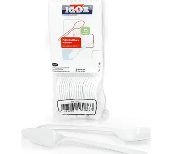 Igor – 20 P.Cuillere En Plastique Blanc 14.5Cm