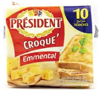 President – Fromage Croque Emmental Slice 150G