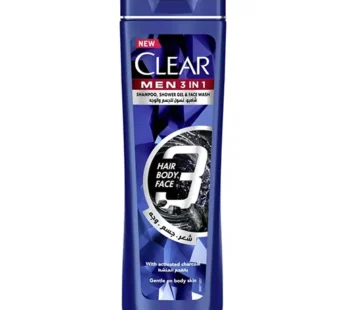 Clear – Men 3 In 1 For Hair, Body & Face Promo 180Ml