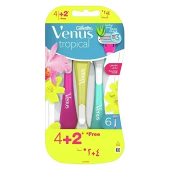Gillette – Venus Tropical Dispo 4+2 Ct Multicolour