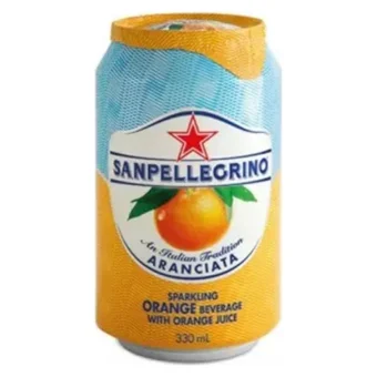 San Pellegrino – Orange Limonade Can 33Cl Emb