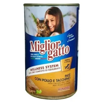 Morando – Miglior Gatto Chat Poulet & Dinde 405G