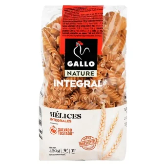 Gallo – Pastas Hélices Integrales 450G