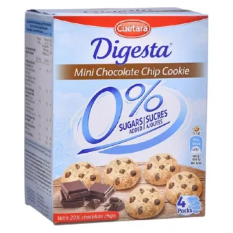 Cuetara – Mini Cookies With Chocolate Chips 0% Sugars