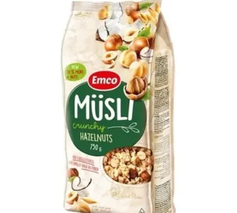 Emco – Musli Crunchy Hazelnuts 750G