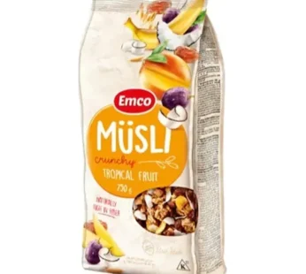 Emco – Musli Crunchy Tropical Fruit 750G