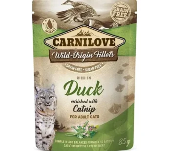 Carnilove – Grain Free Adulte Canard & Herbe A Chat 85 G