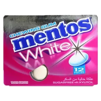 Mentos – White Gum Blister Tutti Frutti