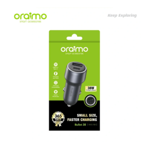 Oraimo - Cigar Support Fast Charger - 38W