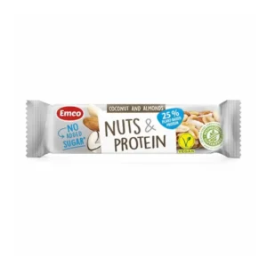 Emco - Bar Protein Coconut & Almonds Sans Sucre - 35 g